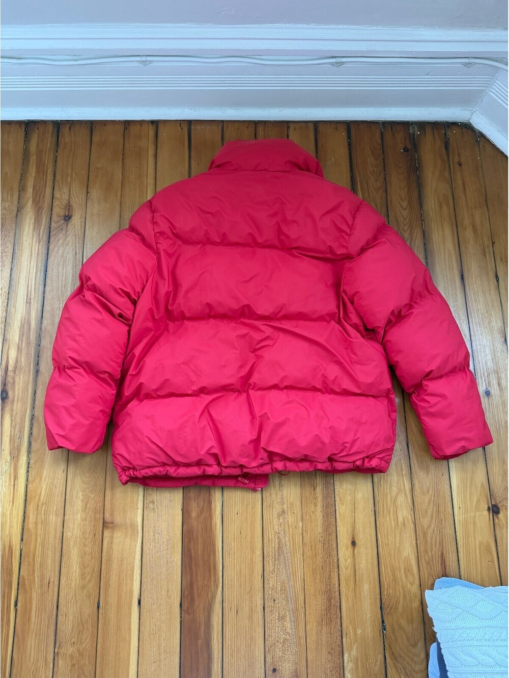 primark penneys red puffer jacket coat SMALL - Picture 2 of 4